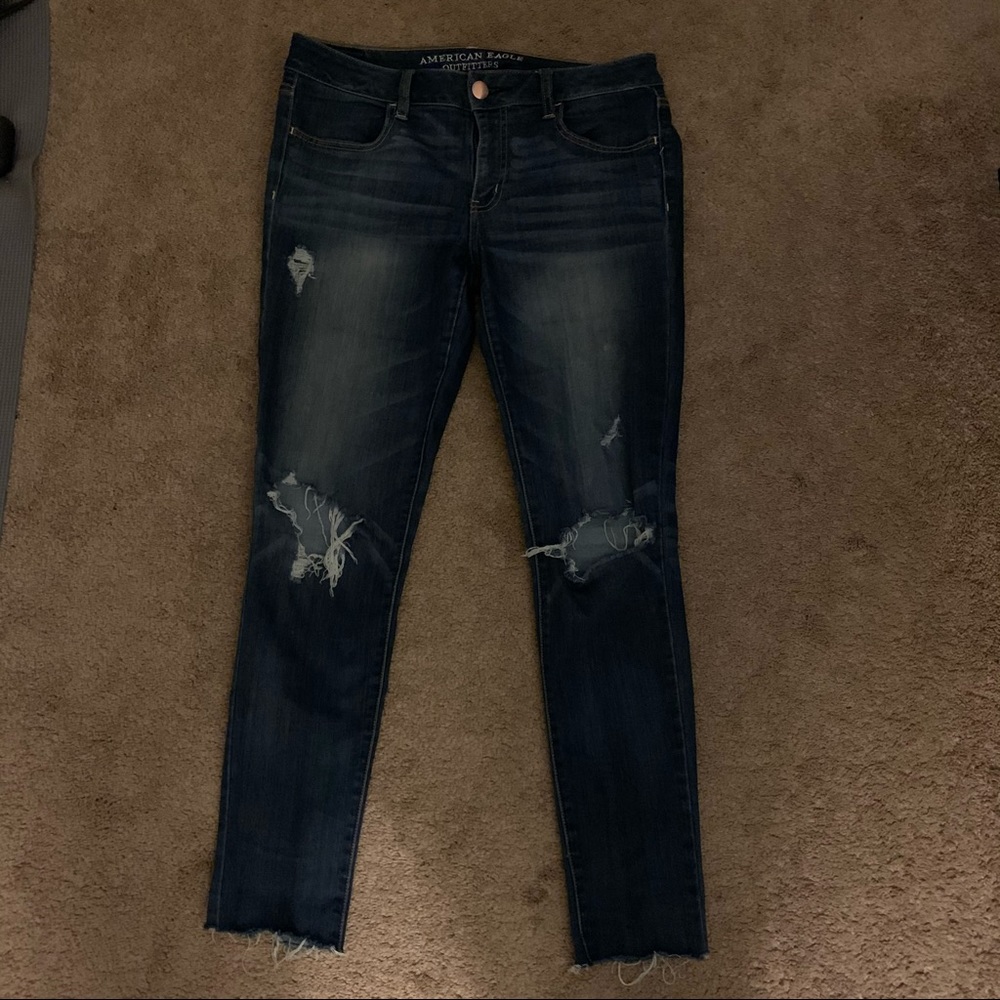 American Eagle denim cafe x jeggings 8